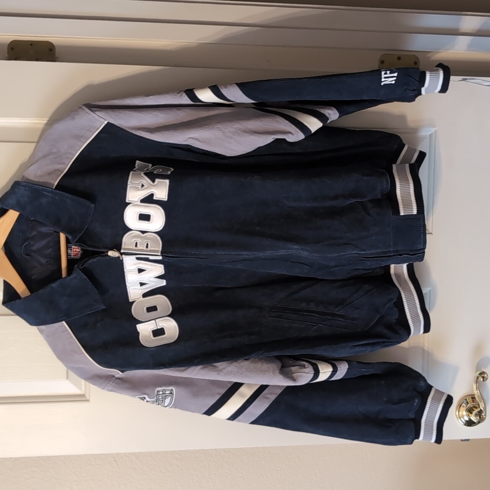 GIII Vintage Dallas Cowboys Varsity Suede Cost Size 2XL